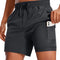 CRZ YOGA Men's Running Shorts: Lightweight Comfort & Convenient Storage - Booyes fitness