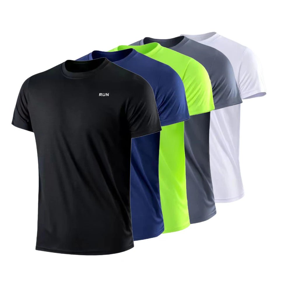 Men's Quick Dry Short Sleeve Gym Shirts - Booyes fitness