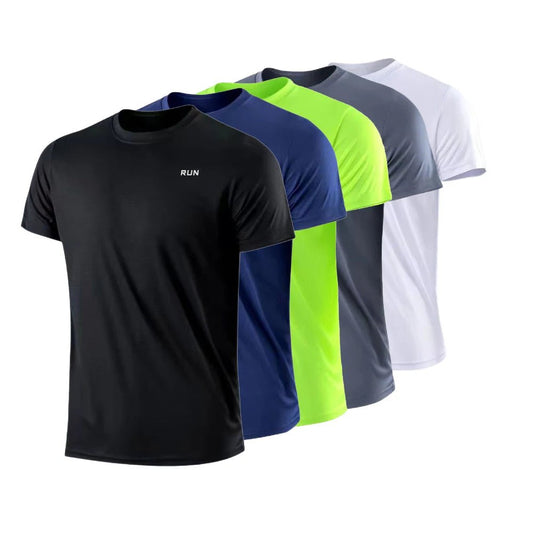 Men's Quick Dry Short Sleeve Gym Shirts - Booyes fitness